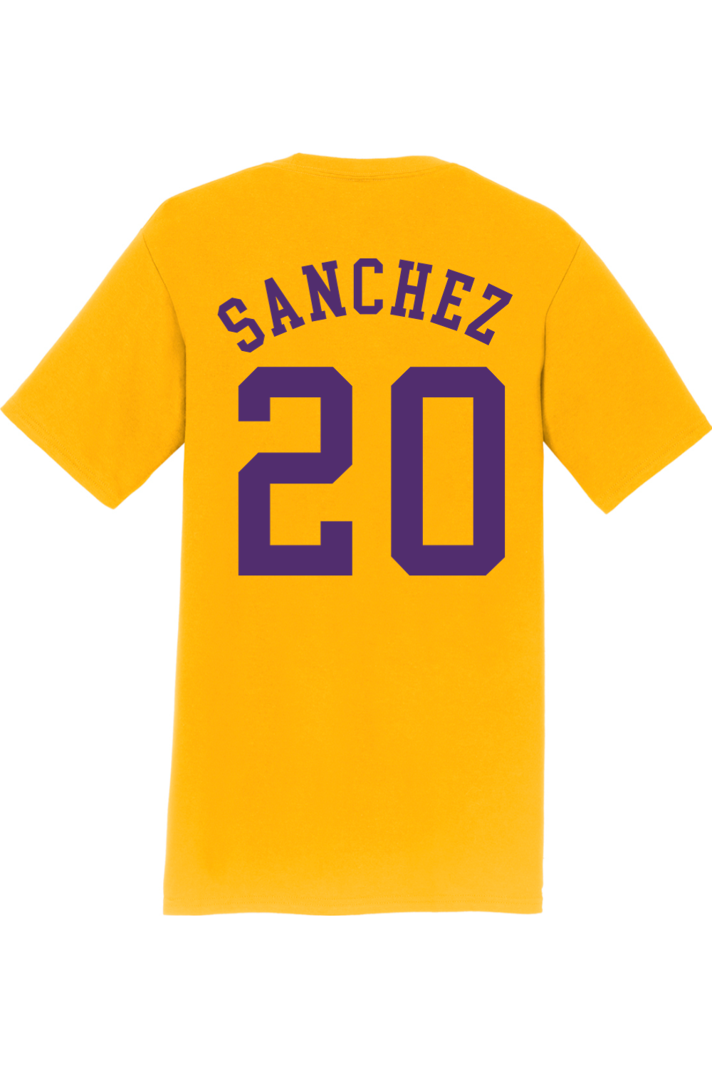 Loopy Sanchez Gold Lakers T-Shirt