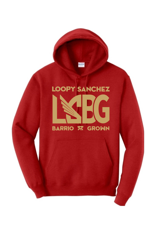 Loopy Sanchez Wingz Heavy Hoodie - Red