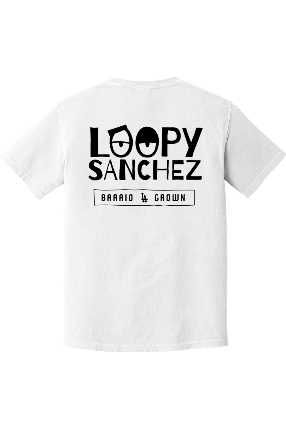 Loopy Sanchez Get Loopy Ringspun T-Shirt - White